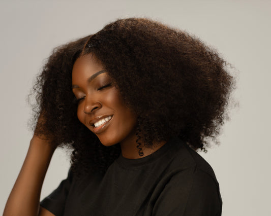 Premium Curly Burmese Human Hair 5 X 5 HD Closure Glueless Wig