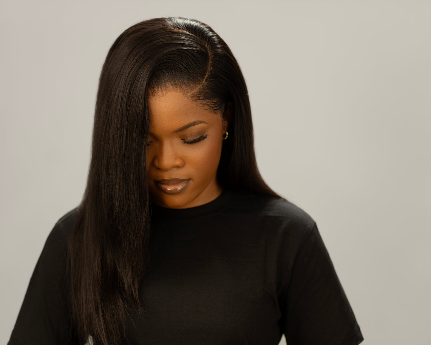 Zatome Premium High Quality Bone Straight 5*5 HD Glueless Wig Closure Human Hair