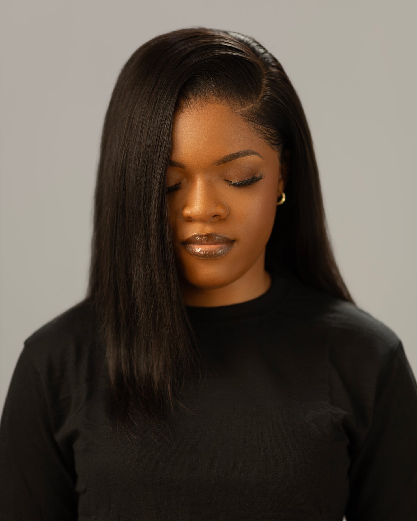 Zatome Premium High Quality Bone Straight 5*5 HD Glueless Wig Closure Human Hair