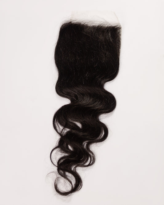 Premium High Quality HD 5 X 5 Closure 100% Human Hair 18 inches with 180g High Density