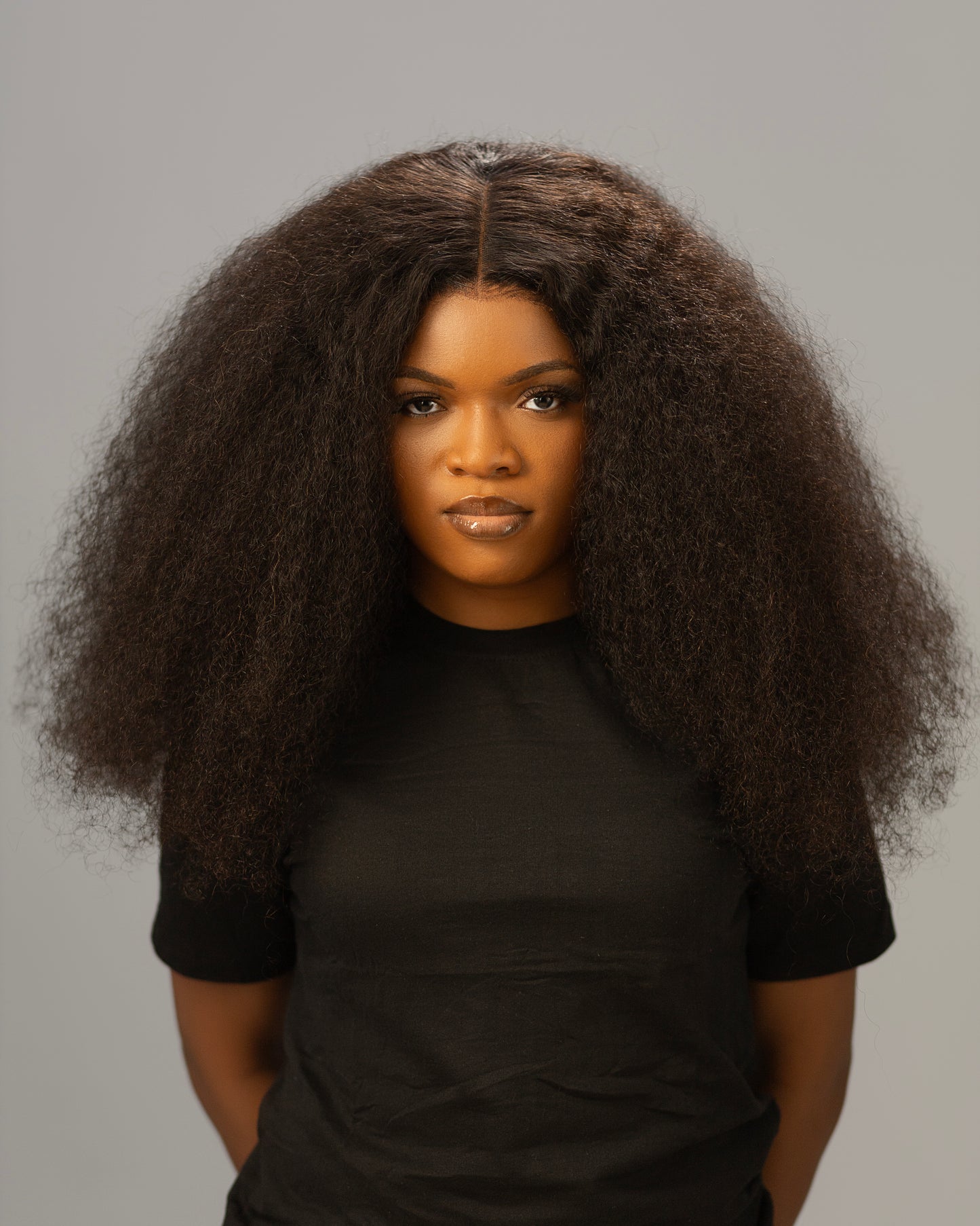 Zatome Kinky Curly Lace Front Wig 13x6 HD Lace Front for Women Pre Plucked With Baby Hair Afro Kinky Curly Human Hair Wig 20 Inch