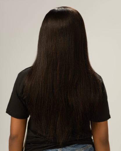 Zatome Premium High Quality Bone Straight 5*5 HD Glueless Wig Closure Human Hair